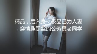 精品，后入身材极品已为人妻，穿情趣黑丝的公务员老同学