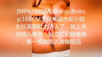 [MP4/ 995M]&nbsp;&nbsp;168CM顶级美腿水蛇小妞灰丝高跟鞋太诱人了，骑上来JB插入套弄，站立扛起腿爆操，第一视角后入美臀极品