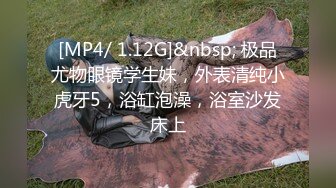 [MP4/ 1.12G]&nbsp; 极品尤物眼镜学生妹，外表清纯小虎牙5，浴缸泡澡，浴室沙发床上