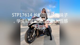 STP17614 长相甜美长裙妹子，学生制服摸逼口交后入性感大屁股