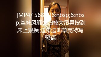 [MP4/ 568M]&nbsp;&nbsp;丝袜风骚少妇被大吊男按到床上狠操 边草边叫草完特写骚逼